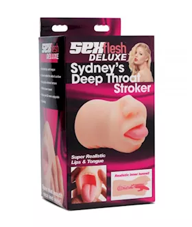 Sydney's Deep Throat Stroker