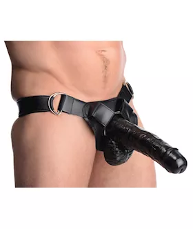 Infiltrator Hollow StrapOn With 10 Inch Dildo