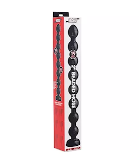 Hosed 19 Inch Beaded Thick Anal Snake