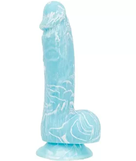 Luke Glow In The Dark 7.5 Inch Dildo With Balls