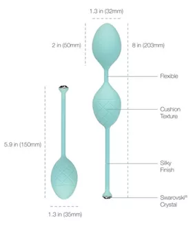 Pillow Talk Frisky Duo Kegel And Pelvic Trainer Balls