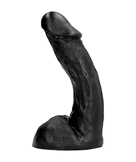 All Black Dildo - 23 Cm