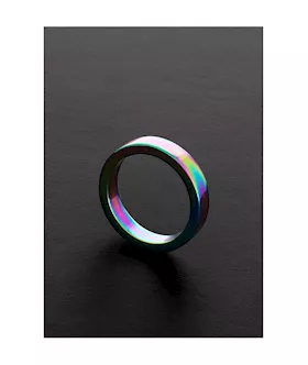 Rainbow Flat Cock Ring - (8x55mm)