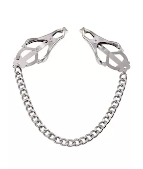 Clover Nipple Clamp With Chain