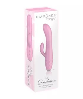 Diamonds The Duchess - Rotating Beaded Rabbit Vibrator