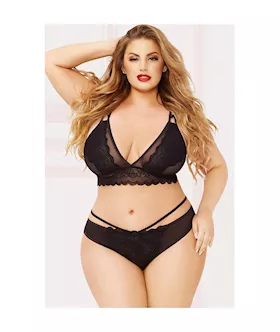 Catalina Mesh Thong
