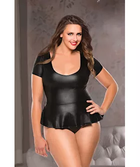 Peplum Top And G-string