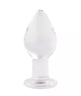 Rounded Glass Butt Plug