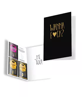 WANNA FUCKME TOO GREETING CARD