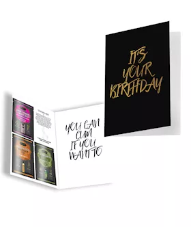 ITS YOUR BIRTHDAY GREETING CARD