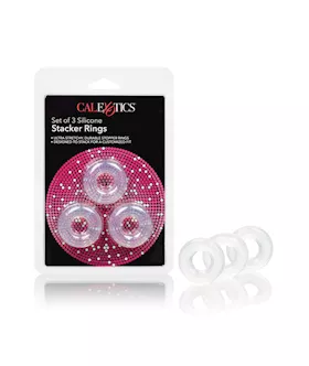 Set of 3 Silicone Stacker Rings