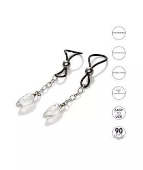 Nipple Play Non-piercing Nipple Jewelry Crystal Teardrop