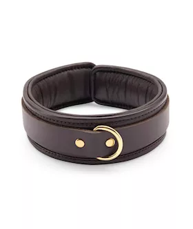 Coco De Mer Leather Collar