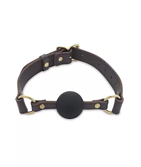 Coco De Mer Leather Ball Gag