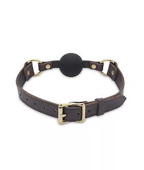 Coco De Mer Leather Ball Gag