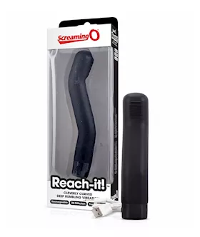Charged Reach-it Curved Vibrator
