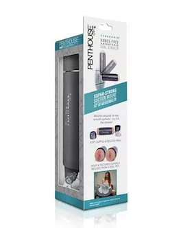 Penthouse Pet Cyberskin Hands-free Adjustable Dual Stroker - Misty Lovelace