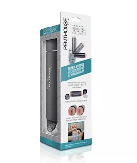 Penthouse Pet Cyberskin Hands-free Adjustable Dual Stroker - Riley Nixon
