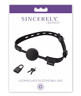 Sportsheets Locking Lace Ball Gag