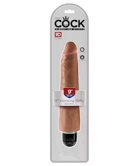 King Cock 9 Inch Vibrating Stiffy