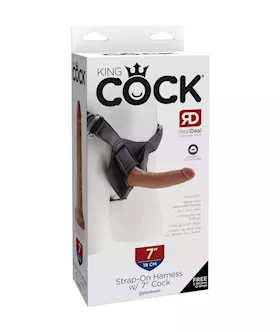 King Cock  Strap-on Harness With 7 Inch Dildo