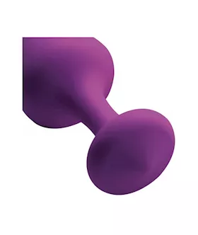 Purple Pleasures 3 Piece Silicone Anal Plugs