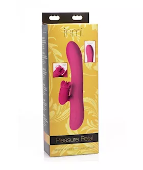 Inmi Pleasure Petal Silicone Rabbit Vibe With Rotating Petals