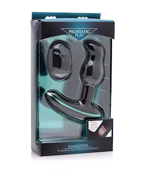 Rimsation 7x Silicone Prostate Vibe With Rotating Beads