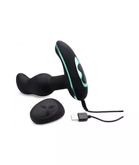 Rimsation 7x Silicone Prostate Vibe With Rotating Beads