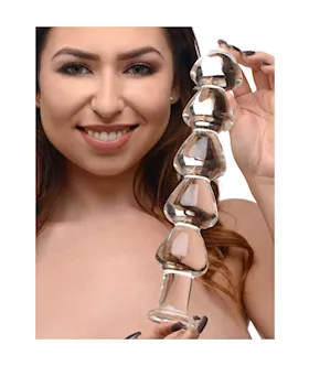 Drops Anal Link Glass Dildo