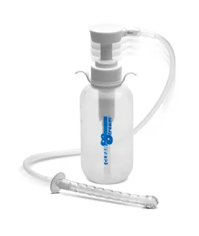 Pump Action Enema Bottle With Nozzle