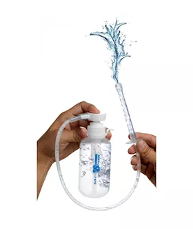 Pump Action Enema Bottle With Nozzle