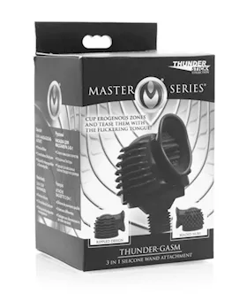 Thunder-gasm 3-in-1 Silicone Wand Attachment