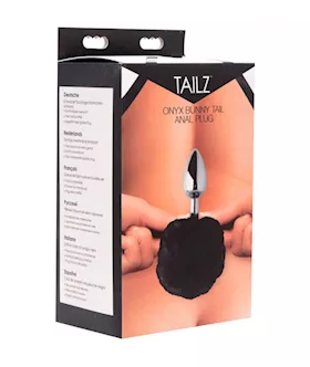 Tailz Onyx Bunny Tail Anal Plug