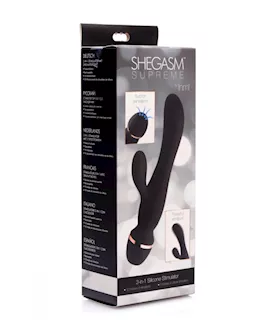 Inmi Shegasm Supreme 3-in-1 Silicone Suction Rabbit Vibe