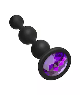Booty Bling Jeweled Anal Bead Plug
