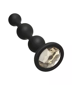 Booty Bling Jeweled Anal Bead Plug