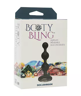 Booty Bling Jeweled Anal Bead Plug