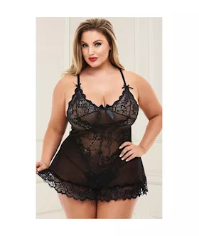 Baci Mini Lace Chemise - Queen Size