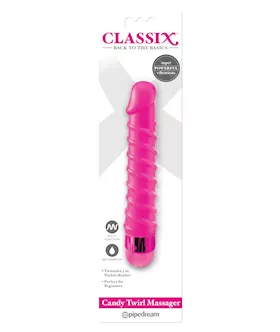 Classix Candy Twirl Multispeed Massager