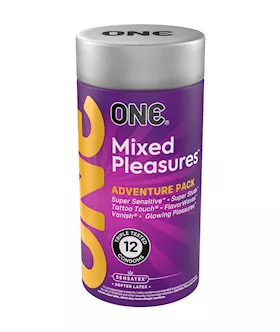 One Mixed Pleasures Condoms 12 Pack