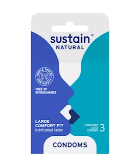 Sustain Comfort Fit Condoms 3 Pack