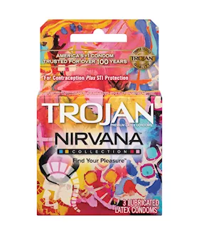 Trojan Nirvana Collection Condoms - 3 Pack