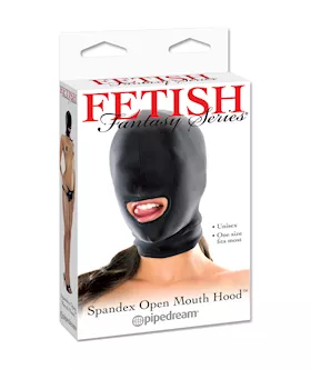 Fetish Fantasy Series Spandex Open Mouth Hood