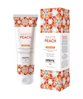 Organic Warming Gourmet Massage Oil - White Peach