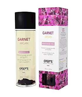 Organic Massage Oil With Stones - Garnet Argan