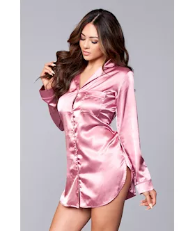 Kimberly Satin Sleepshirt