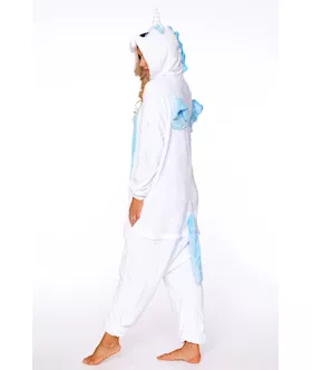 White Unicorn Adult Onesie