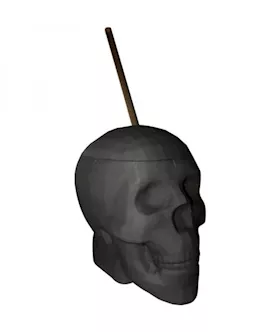 Black Matte Skull Cup 22 ounces Capacity