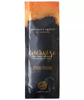 Intimate Earth Energize Aromatherapy Massage Foil